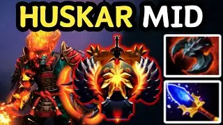 🔥 ABSOLUTE FIRE DEMON — HUSKAR MID DESTROYS ALL | DOTA 2 🔥