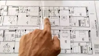 5 అంతస్తుల అపార్టుమెంట్ ప్లాన్ | apartment plan in telugu | east face and west face flat plans