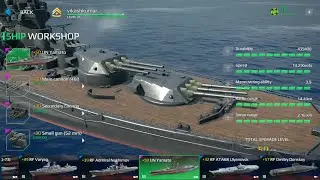 Full Upgrade IJN YAMATO Gameplay|Modern Warships Online|
