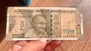 Super item for collection❤️500 rupees print error & ink spread  note collection #4k #viral #notes