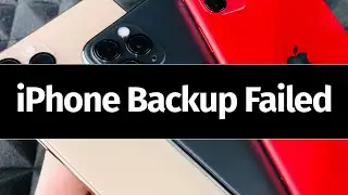 iPhone Backup Failed - How to Fix