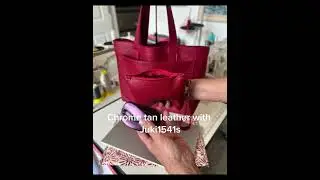 Red leather bag.  Love this one!!!