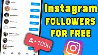 How To Get Free Instagram Followers No Human Verification 2025