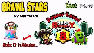 Brawl Stars Cake Topper + Mystery Bonus for an Epic Birthday!