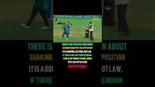 BCCI Clear About Hand Shakes 👍 #bcci#indiavspakistan