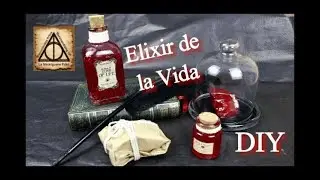 DIY // Elixir de la vida (sustancia legendaria) // Harry Potter La Piedra Filosofal// Jk Rowling.