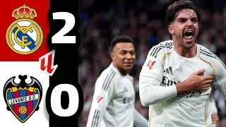 Real Madrid 2-0 Levante | Arbeloa’s First La Liga Win! Mbappé Scores ⚪🔥