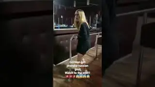 German girl provoke russian guy! The end is brutal!🔞