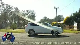 Aussiecams - Out of control Rav4 - Elderly driver suffers medical episode Wondai QLD