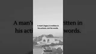 Legacy in Impact #ImpactfulLiving #Stoicism #Legacy #shorts