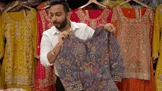 Elegant Suit with Pants | Latest Party Wear Suit Designs
