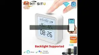 1005005189951054 Tuya WIFI Temperature Humidity Sensor Hygrometer Thermometer Smart Hom