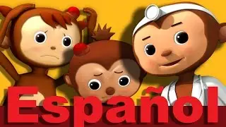 Cinco monitos | Parte 2 | Canciones infantiles | LittleBabyBum