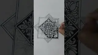3D mandala art new pattern /easy and quick 