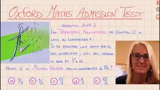 OXFORD MATHS ADMISSION TEST: quesito 2019-J