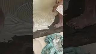 Laying Marble Tiles without Cement | White Adhesive #process #processvideo #marble #howitsmade