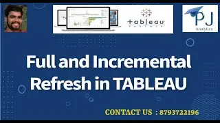 Учебное пособие по Tableau: полное и инкрементное обновление