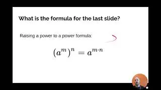 Notes 28   Raising an Exponent to an Exponent   Google Slides