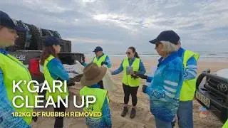 182kg of Rubbish Removed from K’gari 🌿 | 4WD QLD Clean Up 2025