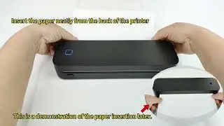 D210 A4 folding paper printing demonstration