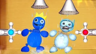 All Antistress Liquids | Kick The Buddy Mod Blue in Rainbow Friends Roblox Gameplay