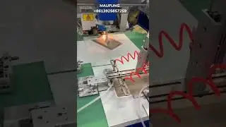Maufung Fully Auto Cover Edge Gluing and Folding Machine Case Maker for Leather Round Corner Cases