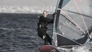 Surfing Eilat, Fanatic Blast 145L + Severne Gator 6 + Severne NCX 7.5