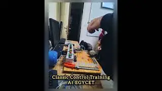 من فعاليات التدريب العملي لدبلومة التحكم الصناعي Industrial automatic control  بايجي سيت🥰💪🏻