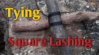How to tie Square Lashing, tips and tricks
