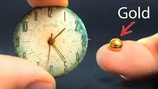 COMMENT OBTENIR DE L'OR À PARTIR D'UNE VIEILLE MONTRE - EXPÉRIENCE