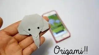 origami elefante Elephant  - app animal origami
