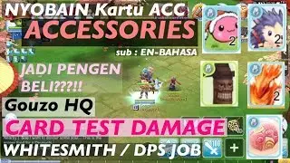 RAGNAROK M ETERNAL LOVE : BELI ACC CARD YANG MANA? ACCESSORIES CARD REVIEW ! (EXPLAINED)