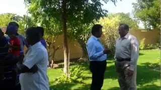 Pranavraja with Oman Rajus Get together in Abu Hatim Farm