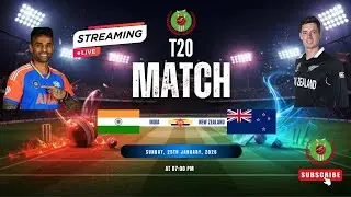 Live Cricket Match | India vs New Zealand | 2026-01-25 18:45:00