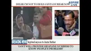 Kejriwal says no to Janta Durbar