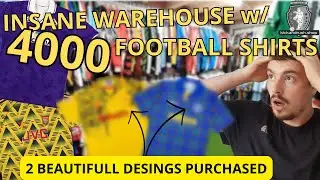 I visited an INSANE warehouse with OVER 4000 FOOTBALL SHIRTS!!!