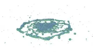 Fluid Particles in Zero-G