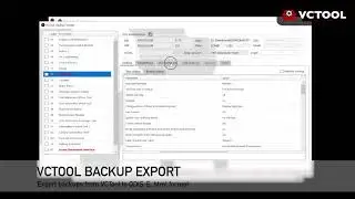 Export backups from VCTool format to ODIS-E .html format
