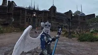 Battle with Angel Wings FFXIV