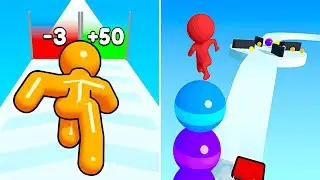 Stack Rider // Tall Man Run Walkthrough Android IOS Max Update Mobile Gameplay UYT