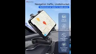 C101 Dashboard 360 Rotating Hand Cell Phone Mobile Abs Flexible Stand Clamp