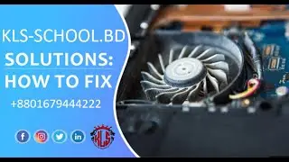 Laptop 13th Gen CPU Fan Not Working 100% Working Fix Step By Step KLS SCHOOL
