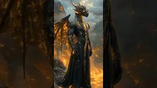 What Would A Dragon-Human Hybrid Look Like? 🧬🐉 #mythicalhybrids