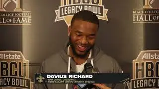 Davius Richard talks Legacy Bowl competition | 2024 HBCU Legacy Bowl