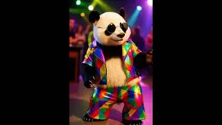 Panda Dancing Goes Viral! 🐼🕺 #DancingPanda #CutePanda
