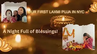 Our FIRST Laxmi Puja in NEW YORK 🇺🇸✨ | Jackson Heights Madness & Sisters&rsquo; Fun Night! 🪔🪔