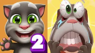 Brown Vs Gray Tom | My Talking Tom 2 Vs My talking Tom Cat