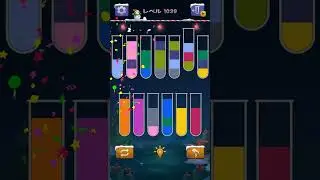 【Sort Water Puzzle】 Level 1039