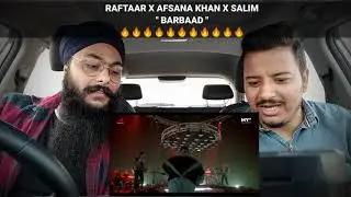 Barbaad - Raftaar | Salim Sulaiman , Afsana Khan | UK16 REACTION || 🤯🔥 DOPE COLLAB