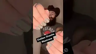 Golden Granite Manicure - How do you feel about matte manicures?
